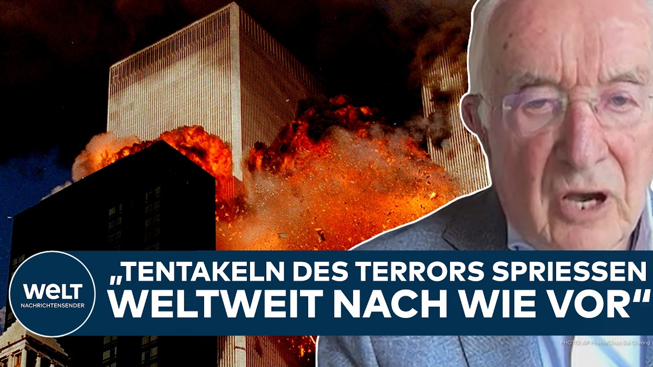 9/11 Terrorgefahr – Terrorexperte Rolf Tophoven warnt zum 25. Jahrestag von 9/11 vor neuer islamistischer Terrorgefahr durch…
