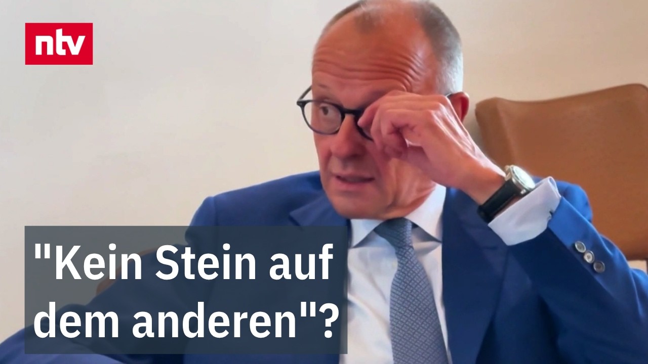 Bundeskanzler Friedrich Merz bei einer Pressekonferenz – Kanzler Merz steht vor wichtigen Landtagswahlen