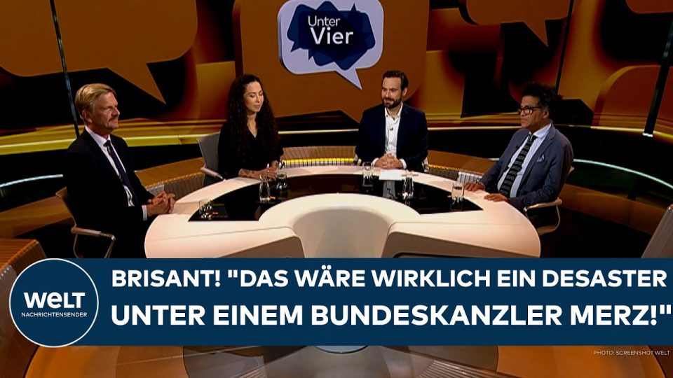 Bundeskanzler Friedrich Merz am Rednerpult, symbolisch für politischen Druck durch CDU-Brief und Landtagswahlen