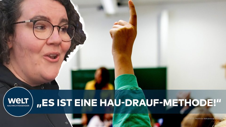 Burka-Verbot Schulen – Giorgia Meloni spricht vor Mikrofonen – Burka-Verbot und Ausländerquote an Schulen in Italien geplant
