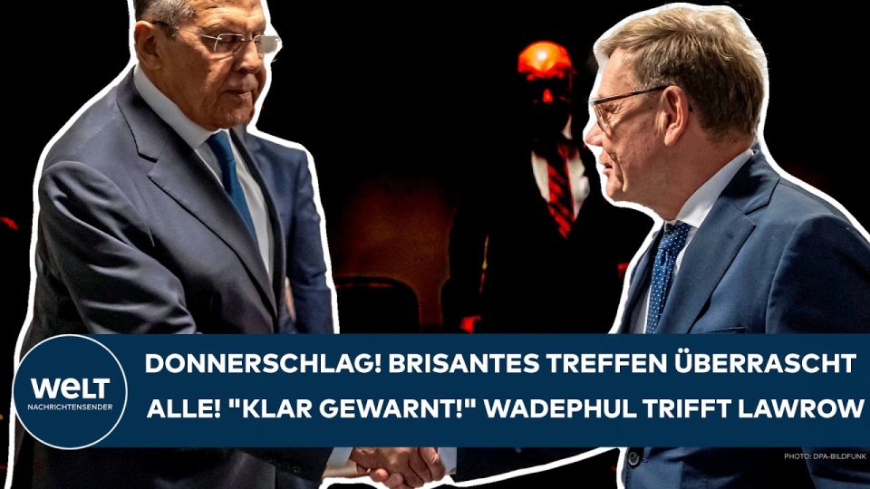 Bundesaußenminister Wadephul und Russlands Außenminister Lawrow beim diplomatischen Treffen in New York – Wadephul Lawrow Tr…