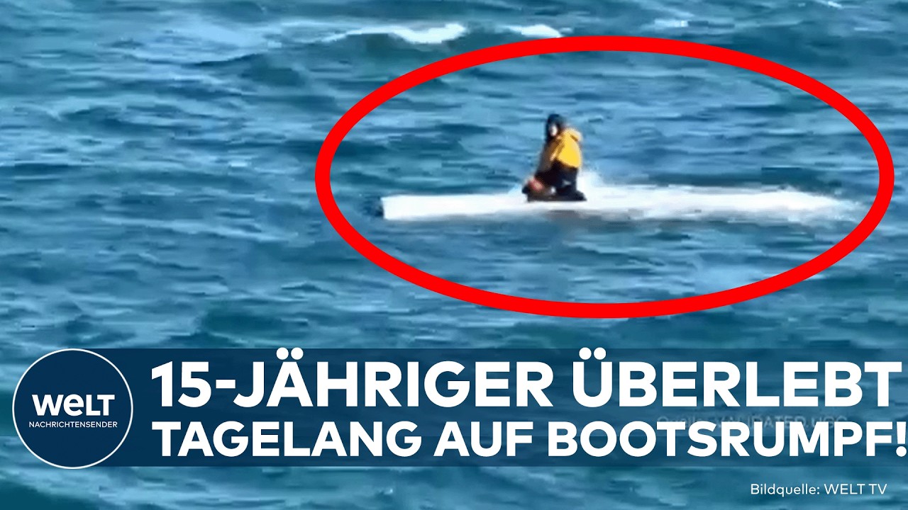Beringsee Rettung – Ein gekentertes Boot auf der Beringsee in Alaska – Rettung eines 15-Jährigen durch die US-Küstenwache