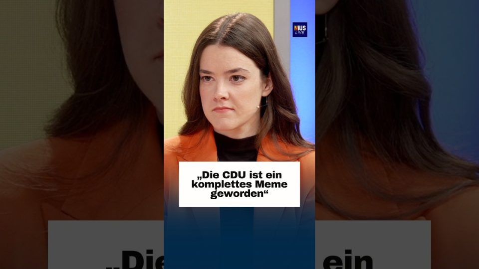 CDU-Logo auf einem Smartphone-Bildschirm, symbolisch für das CDU Meme in sozialen Netzwerken