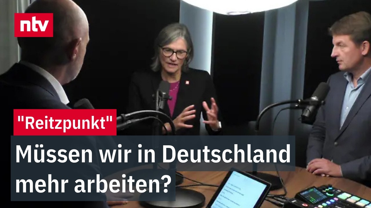 Arbeitskosten Deutschland – Christiane Benner (IG Metall) und Jörg Rocholl diskutieren über Arbeitskosten in Deutschland im …