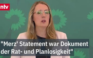 Katharina Dröge spricht im Bundestag und kritisiert Kanzler Merz – Dröge kritisiert Merz für Widersprüche in der Politik