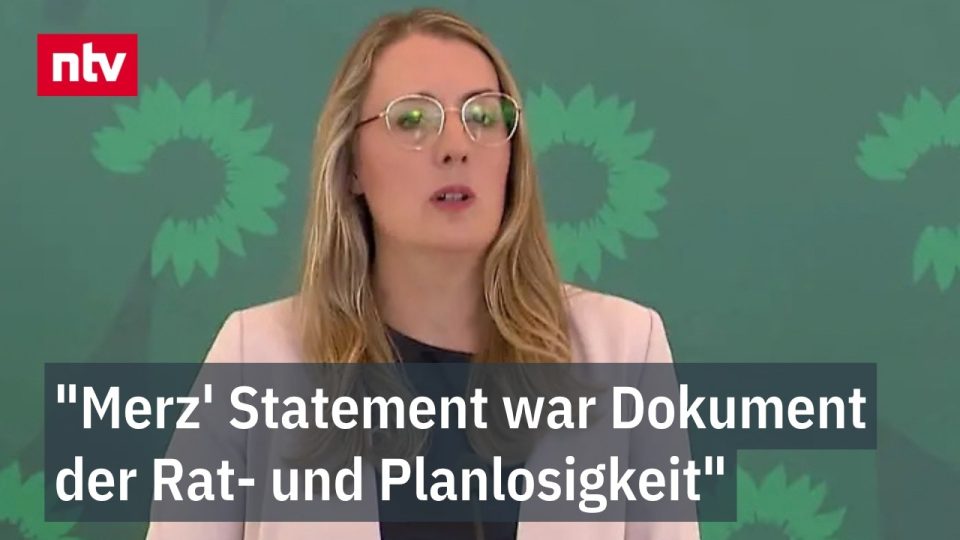 Katharina Dröge spricht im Bundestag und kritisiert Kanzler Merz – Dröge kritisiert Merz für Widersprüche in der Politik