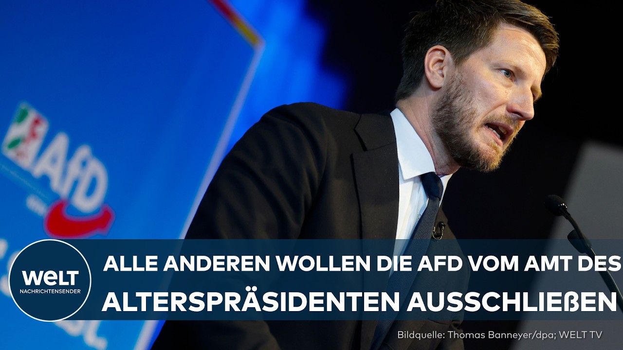 Alterspräsident NRW – NRW-Landtag in Düsseldorf, Debatte über Verfassungsänderung zum Alterspräsidenten der AfD