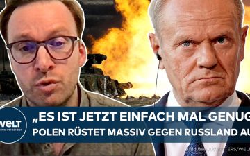 Polnische Kampfpanzer bei einem Militärmanöver – Polen Aufrüstung an der NATO-Ostflanke