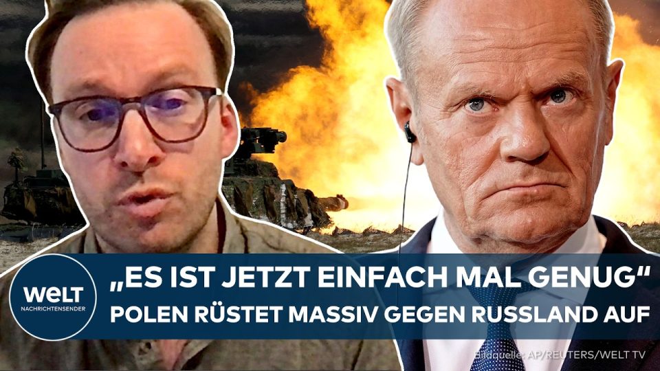 Polnische Kampfpanzer bei einem Militärmanöver – Polen Aufrüstung an der NATO-Ostflanke