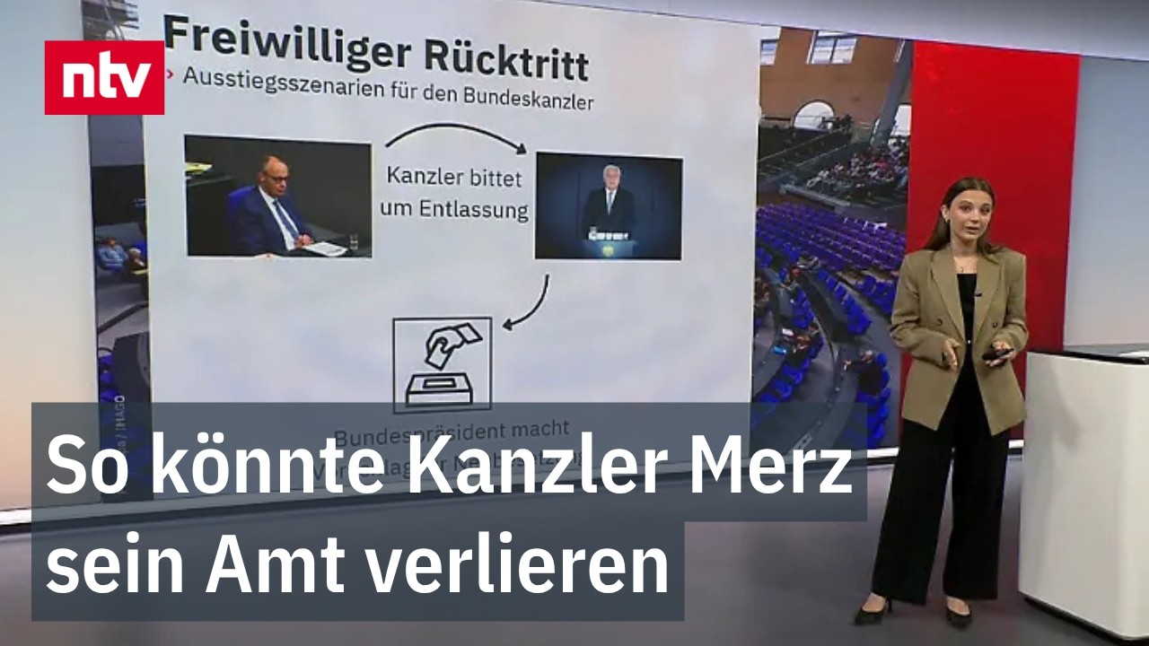 Friedrich Merz am Rednerpult im Bundestag – mögliche Szenarien für einen Kanzlerwechsel werden diskutiert