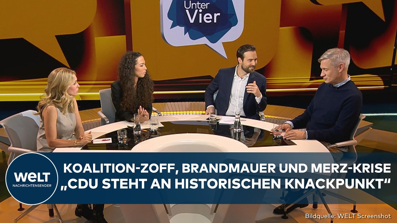 Friedrich Merz bei einer CDU-Pressekonferenz – CDU Brandmauer und AfD-Aufstieg als zentrale Themen
