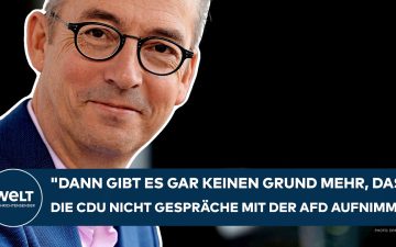 Podiumsdiskussion über CDU AfD Gespräche und die Brandmauer der Union im deutschen Parlament