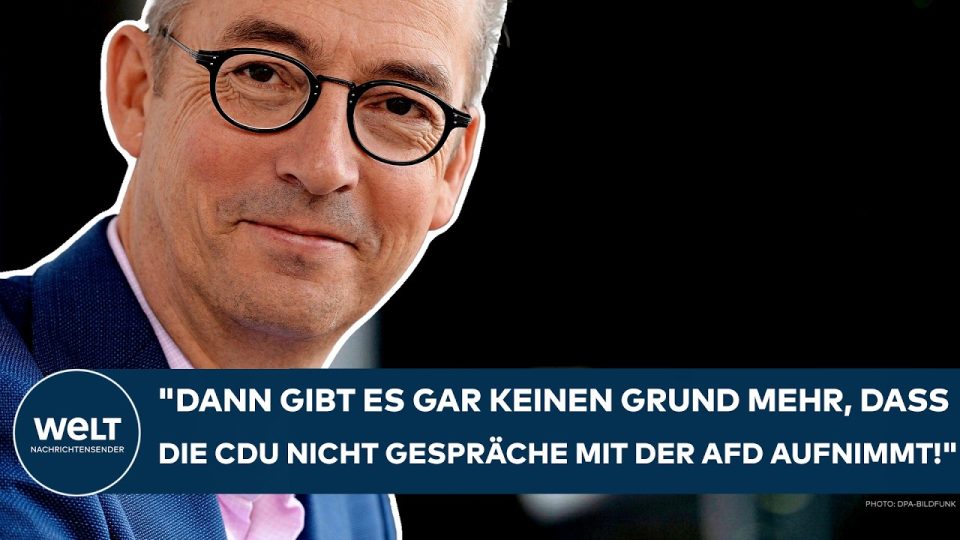 Podiumsdiskussion über CDU AfD Gespräche und die Brandmauer der Union im deutschen Parlament