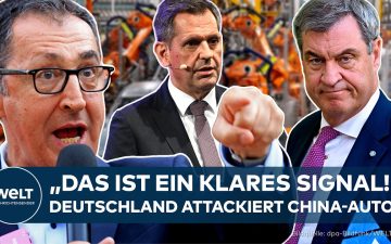 Autofabrik in Deutschland mit Montagelinie für Elektro- und Verbrennerfahrzeuge – Symbol für den Wandel der Autoindustrie