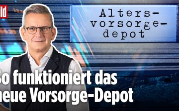 Taschenrechner und Münzstapel auf einem Tisch – Symbolbild für das Altersvorsorgedepot und staatliche Förderung
