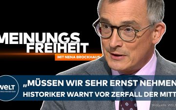 Brandmauer AfD – Historiker Andreas Rödder erklärt im TV-Studio die Folgen der Brandmauer zur AfD für die deutsche Demokratie