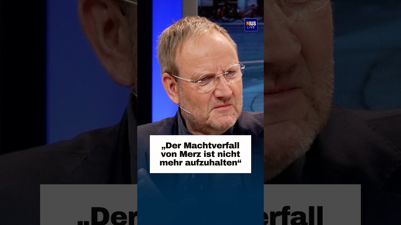 Machtverfall Merz – Friedrich Merz am Rednerpult – Machtverfall des Bundeskanzlers wird zunehmend sichtbar