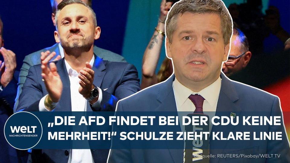 AfD Mehrheit Sachsen-Anhalt – Sven Schulze (CDU), Ministerpräsident von Sachsen-Anhalt, schließt eine AfD-Mehrheit mit CDU-U…