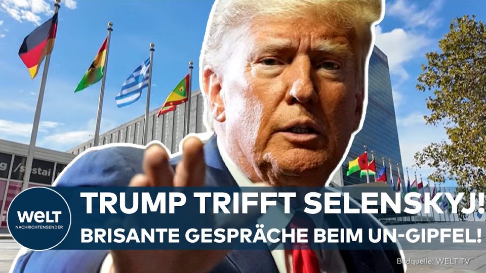 UN-Vollversammlung in New York: Donald Trump und Wolodymyr Selenskyj bei bilateralem Treffen am Rande der Generalversammlung