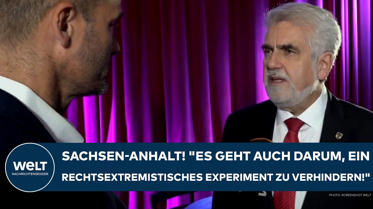 Armin Willingmann (SPD) im Interview zwei Tage vor der Landtagswahl Sachsen-Anhalt in Magdeburg