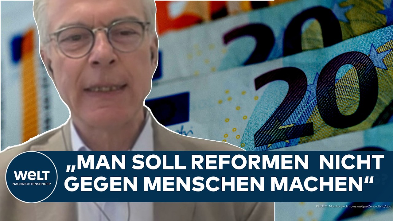 Wirtschaftsweiser Martin Werding spricht über Rentenreform und längeres Arbeiten in Deutschland