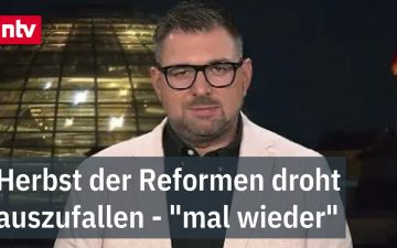 Bundeskanzler spricht über Reformstau Schwarz-Rot bei Pressekonferenz in Berlin