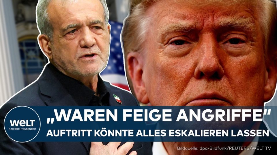 Irans Präsident Peseschkian spricht bei der UN-Vollversammlung in New York zur UN-Rede Iran