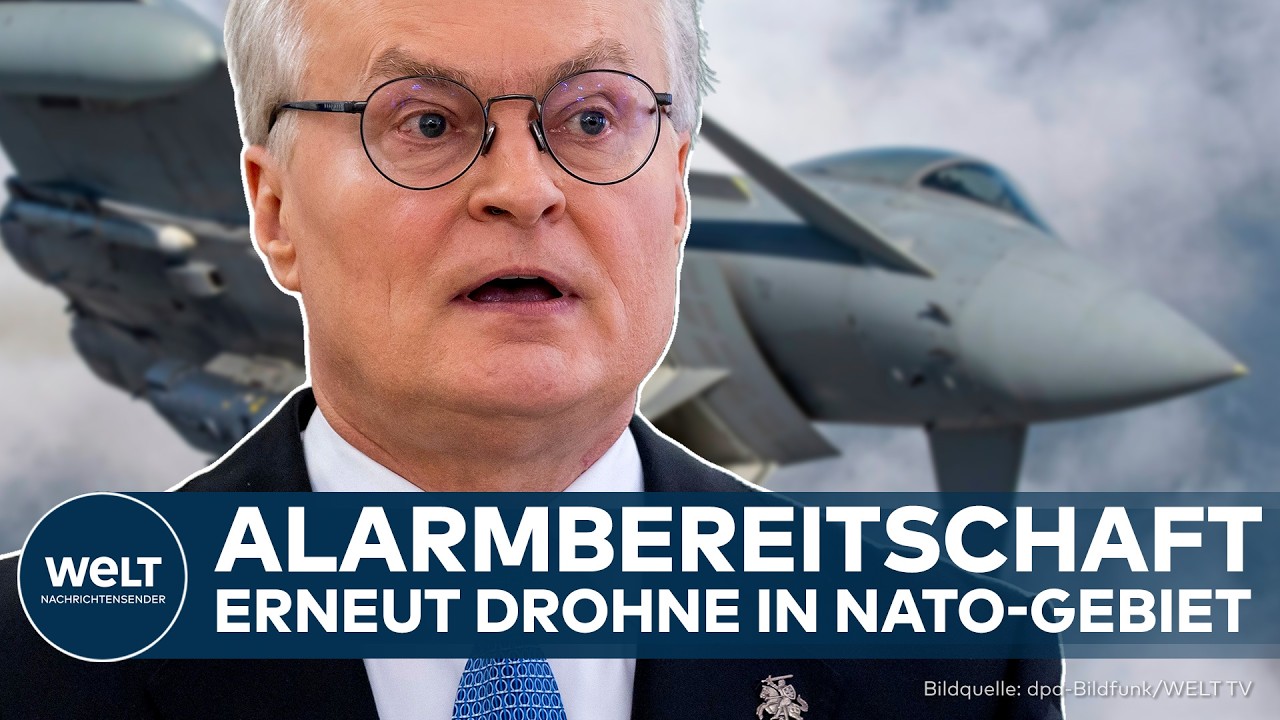 NATO-Kampfjet im Einsatz – Drohne über Litauen nahe dem Kaunassee abgeschossen
