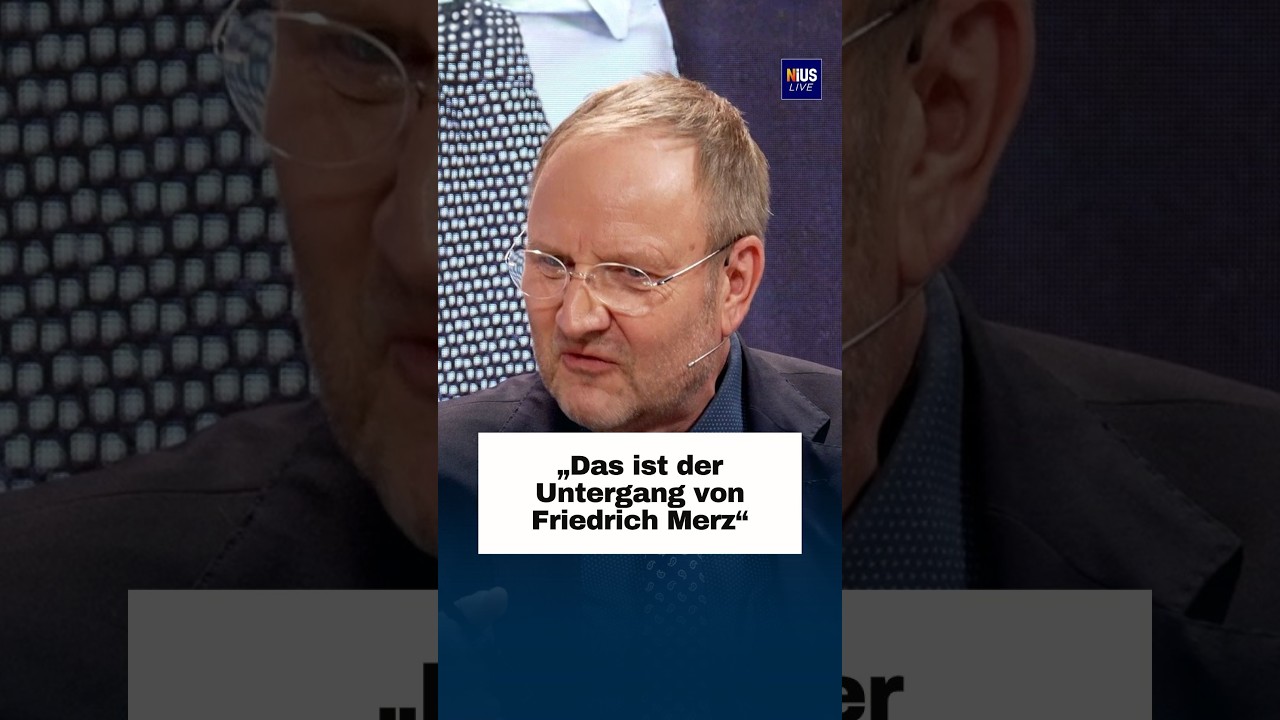 Bundeskanzler Friedrich Merz am Rednerpult im Deutschen Bundestag während seiner umstrittenen Rede