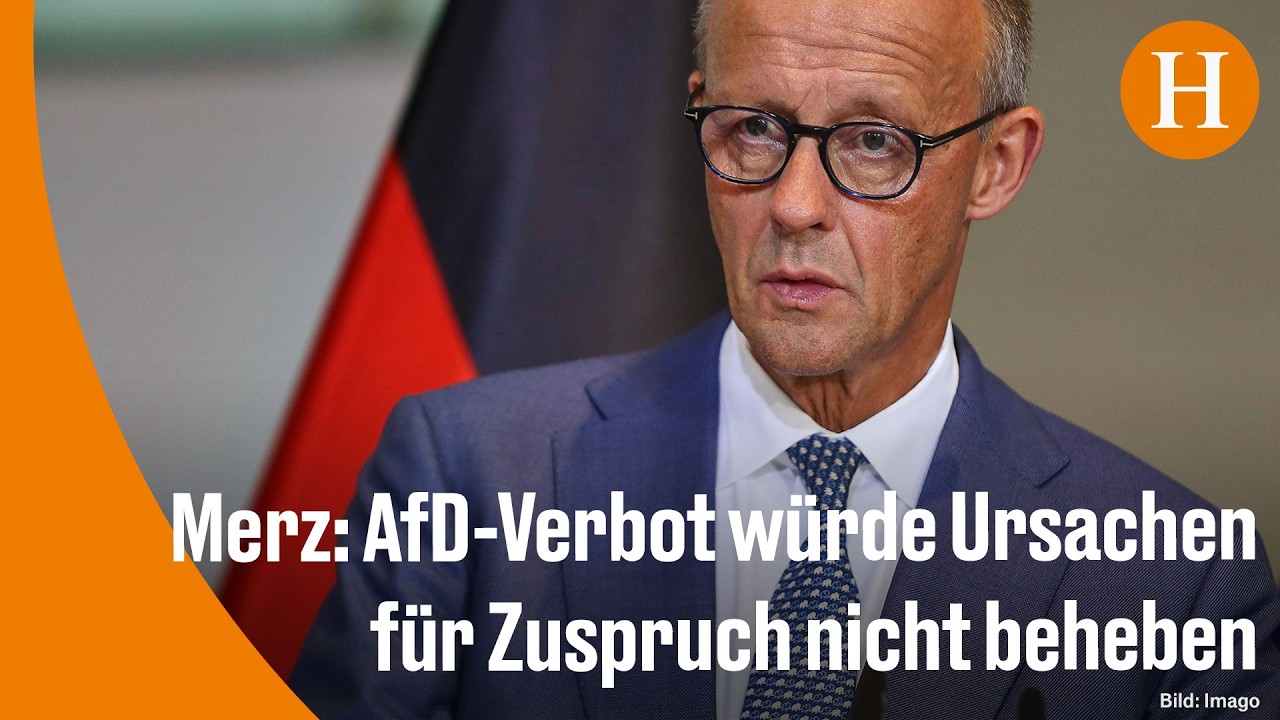 Friedrich Merz spricht über das AfD-Verbot und politische Auseinandersetzung mit der Partei