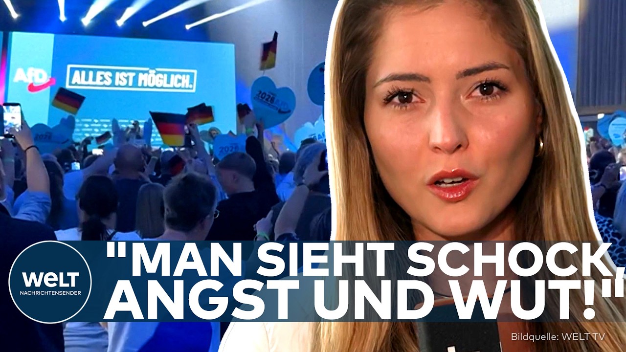 AfD-Sieg Sachsen-Anhalt – AfD-Wahlparty in Sachsen-Anhalt nach dem AfD-Sieg bei der Landtagswahl 2026
