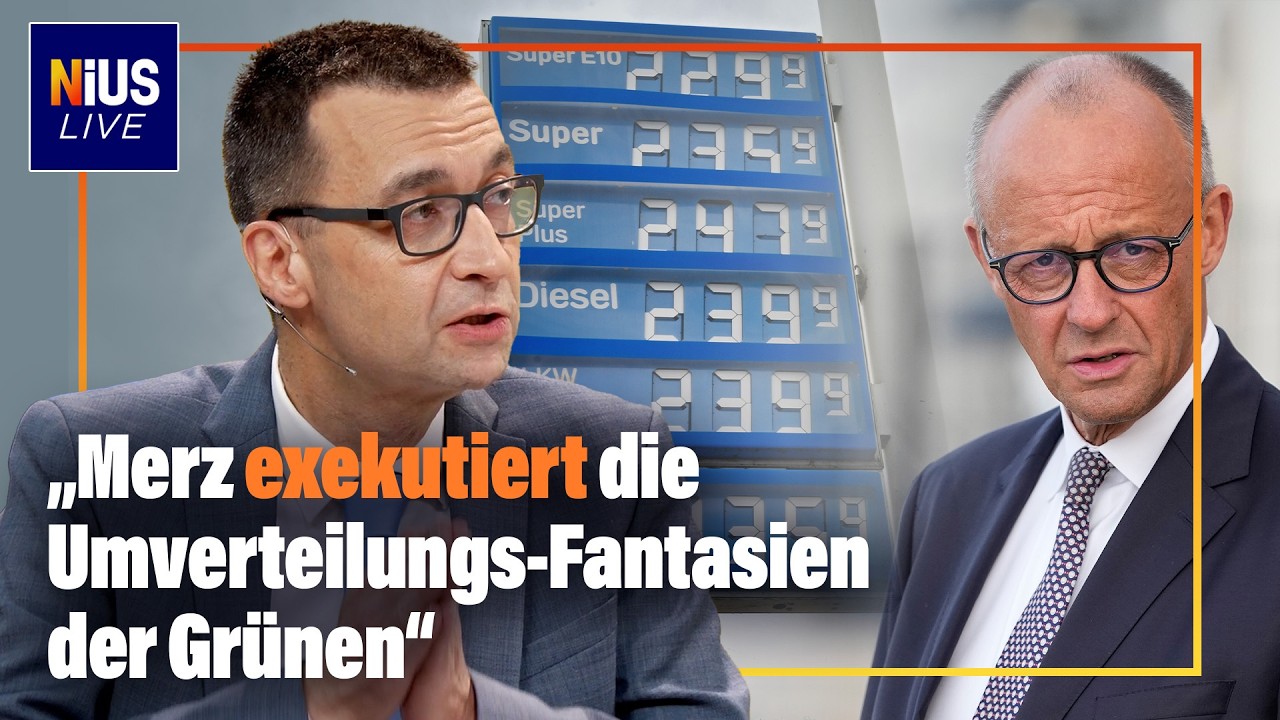 Autofahrer tankt an einer Zapfsäule – hohe Spritpreise belasten Verbraucher in Deutschland