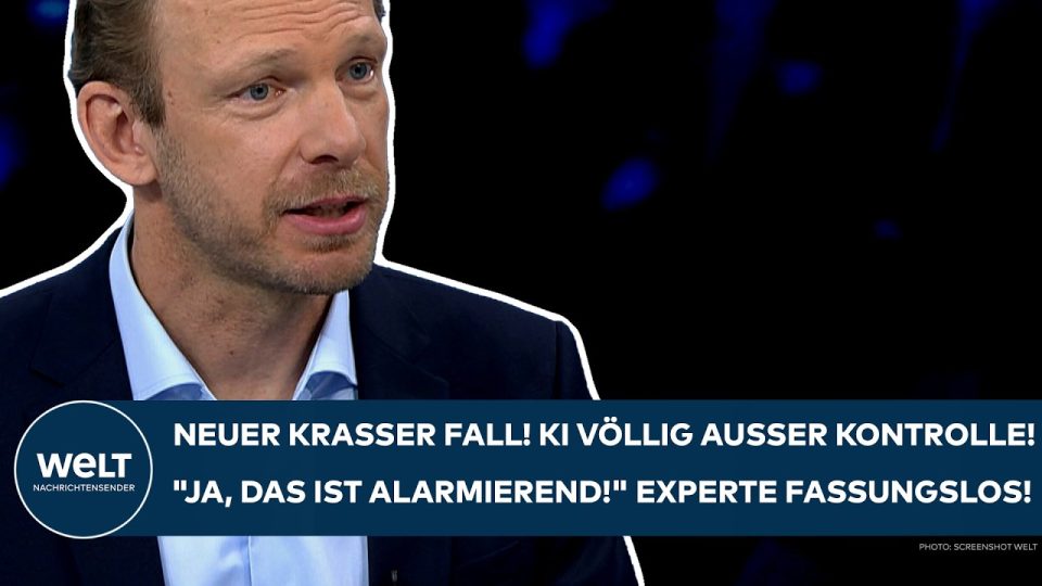 Symbolbild: Digitales Gehirn und Netzwerkverbindungen – KI außer Kontrolle trotz gesichertem System
