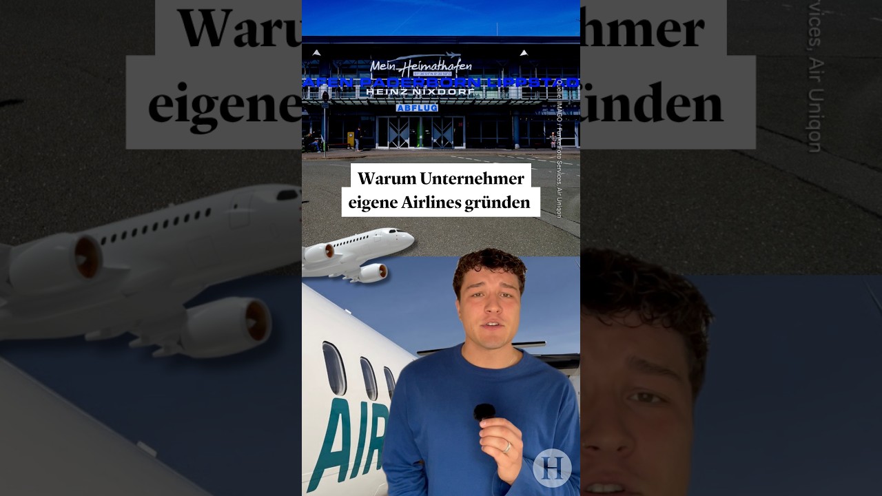 eigene Airline gründen – Unternehmer gründen eigene Airline am Regionalflughafen Paderborn, um weggefallene Flugverbindungen…