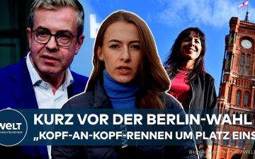 Landtagswahl Endspurt – Wahlplakate im Landtagswahl-Endspurt in Berlin und Schwerin mit SPD-, CDU- und AfD-Motiven