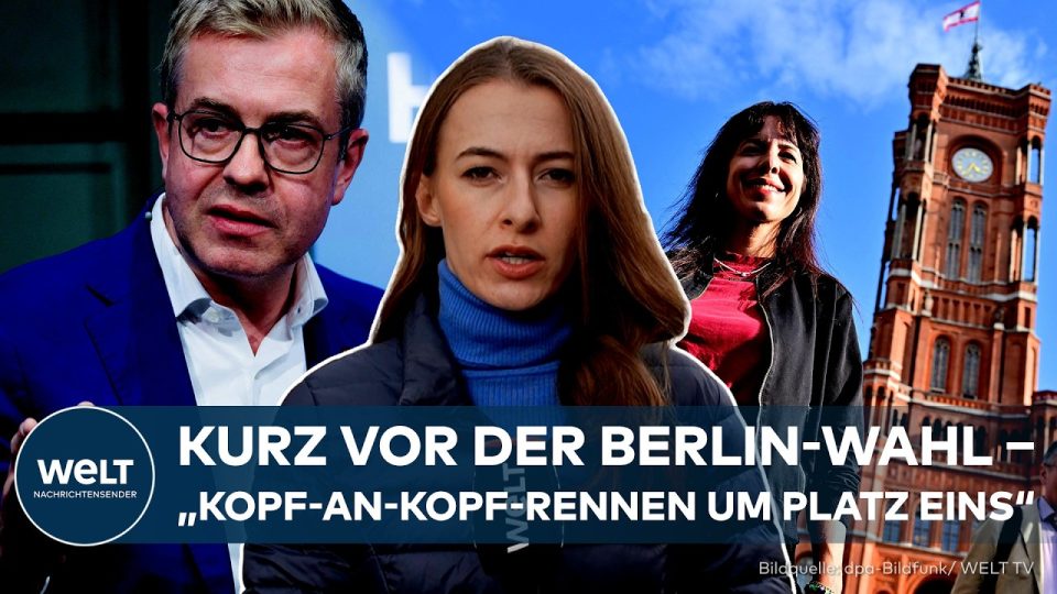 Landtagswahl Endspurt – Wahlplakate im Landtagswahl-Endspurt in Berlin und Schwerin mit SPD-, CDU- und AfD-Motiven