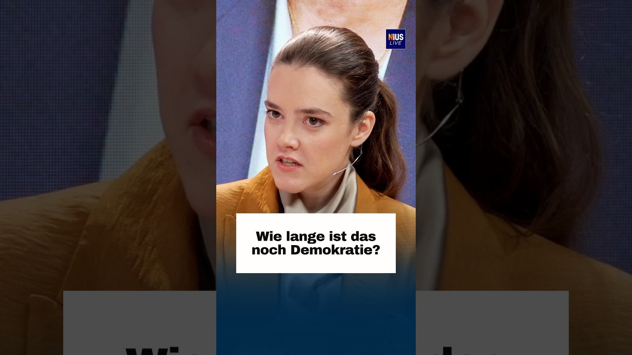 Bundestag in Berlin als Symbol der Demokratie mit Sicherheitskräften davor – Debatte um staatliches Gewaltmonopol