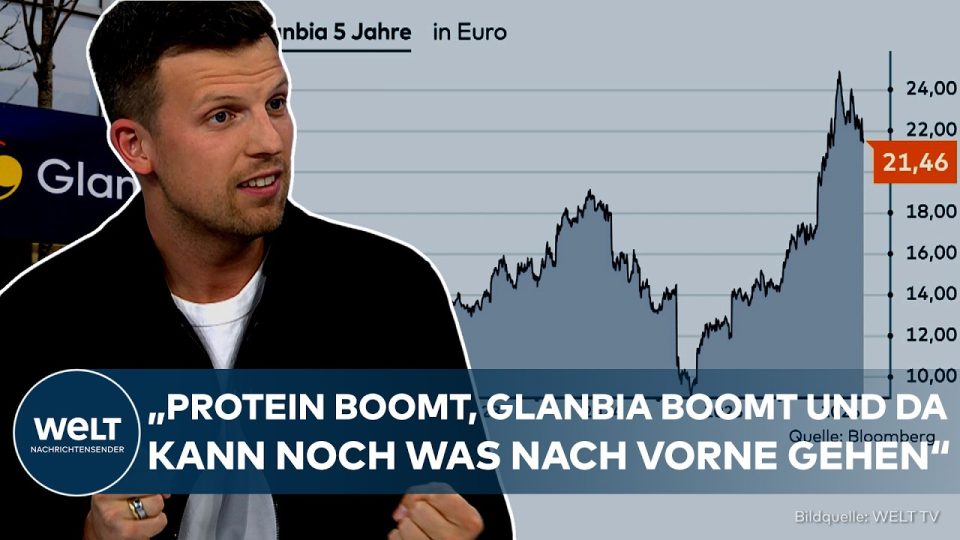 Verschiedene Protein-Produkte im Supermarktregal – Symbol für den wachsenden Protein-Boom in der Ernährungsbranche