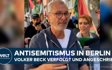 Ahmad Mansour warnt nach Bedrohung von Volker Beck bei Pro-Palästina-Demo in Berlin-Kreuzberg