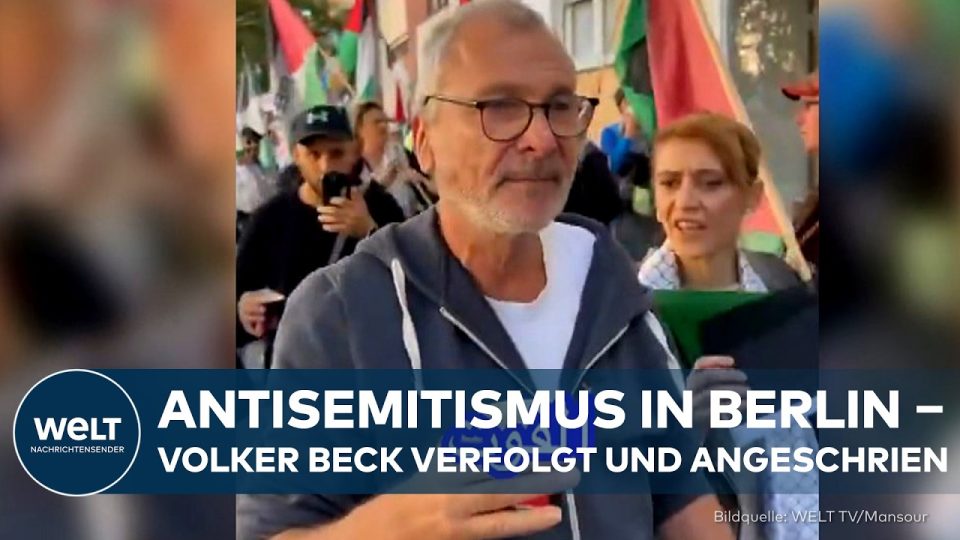 Ahmad Mansour warnt nach Bedrohung von Volker Beck bei Pro-Palästina-Demo in Berlin-Kreuzberg