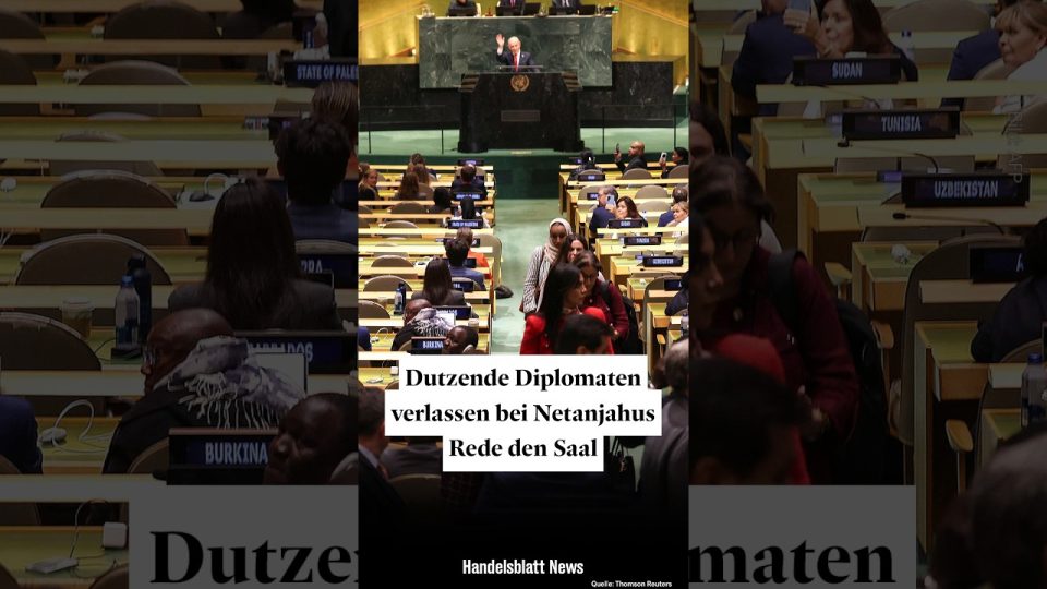 Netanjahu UN-Generalversammlung – Benjamin Netanjahu spricht vor der UN-Generalversammlung in New York und verteidigt Israel…