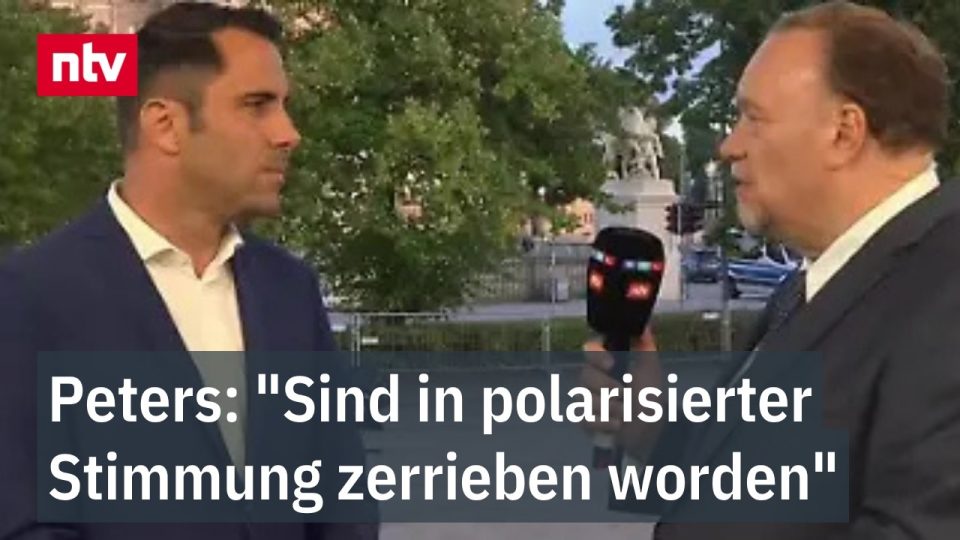 CDU Mecklenburg-Vorpommern – CDU-Spitzenkandidat Daniel Peters bei der Landtagswahl in Mecklenburg-Vorpommern gibt ein State…