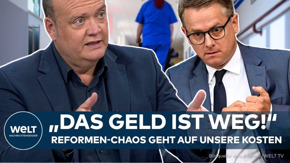 Symbolbild zur Pflegereform: Pflegerin betreut älteren Menschen in einer stationären Pflegeeinrichtung