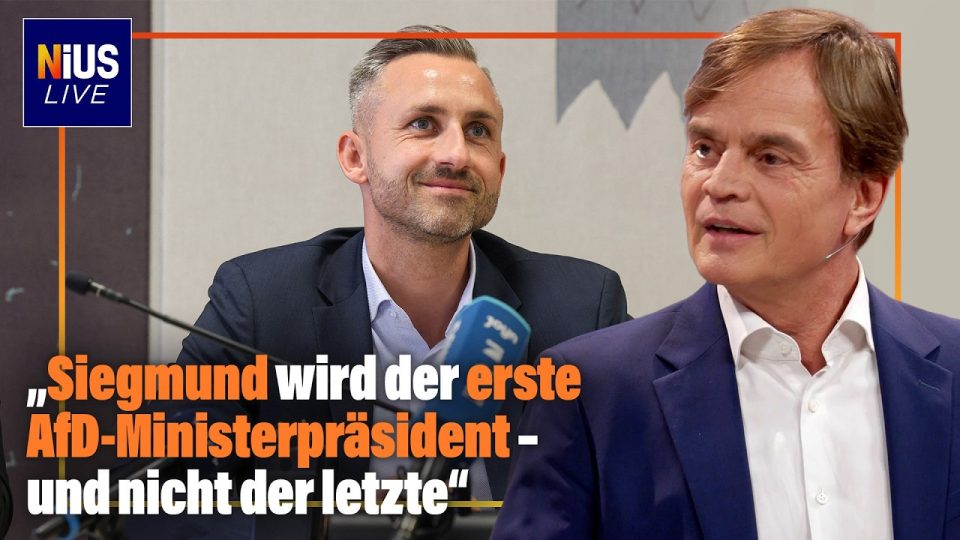 AfD Ministerpräsident Sachsen-Anhalt – AfD-Spitzenkandidat Ulrich Siegmund bei Pressekonferenz zur Wahl des AfD Ministerpräs…