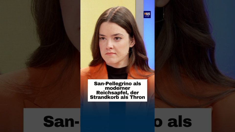 Machtinsignien SPD – Strandkorb und San-Pellegrino-Flasche als symbolische Machtinsignien der SPD – moderner Reichsapfel und…