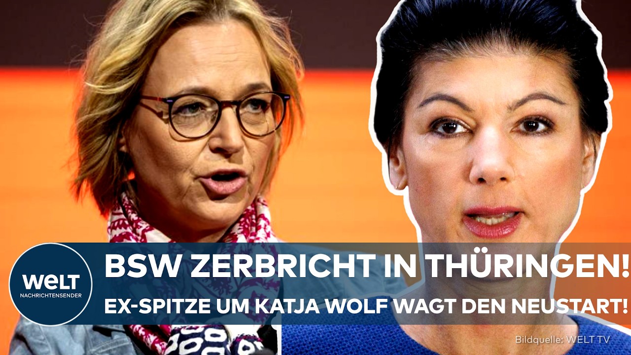 BSW-Zerfall Thüringen – Katja Wolf, neue Parteichefin von „Thüringen gerecht", beim BSW-Zerfall in Thüringen