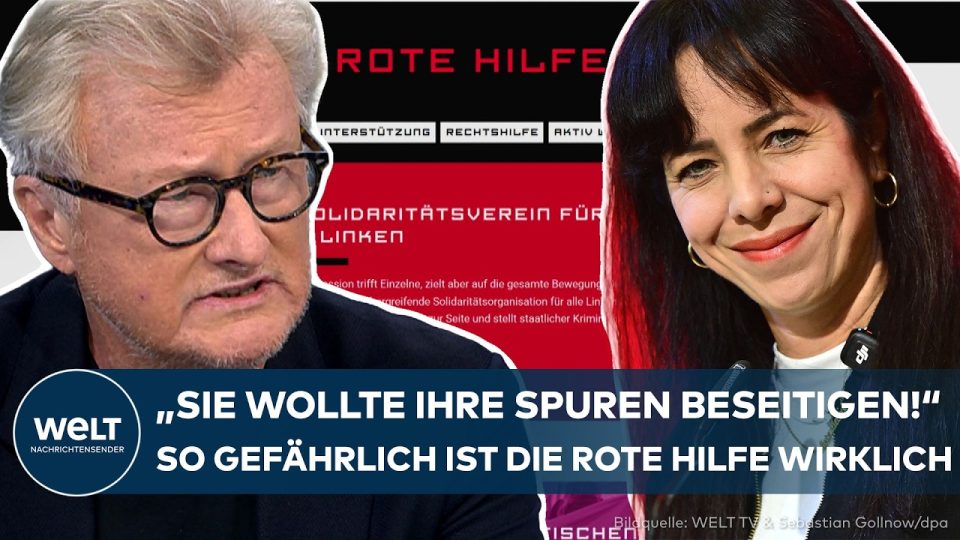 Demonstration mit roten Fahnen – die Rote Hilfe als umstrittene linksextreme Organisation in Deutschland