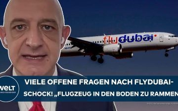 Flydubai-Flugzeug auf dem Rollfeld – Flydubai-Attentat auf Flug nach Tel Aviv