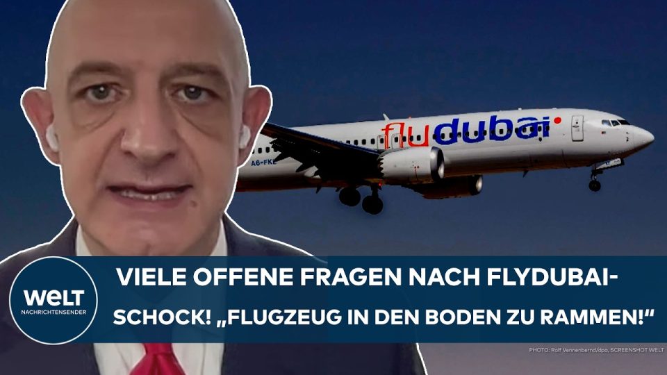 Flydubai-Flugzeug auf dem Rollfeld – Flydubai-Attentat auf Flug nach Tel Aviv