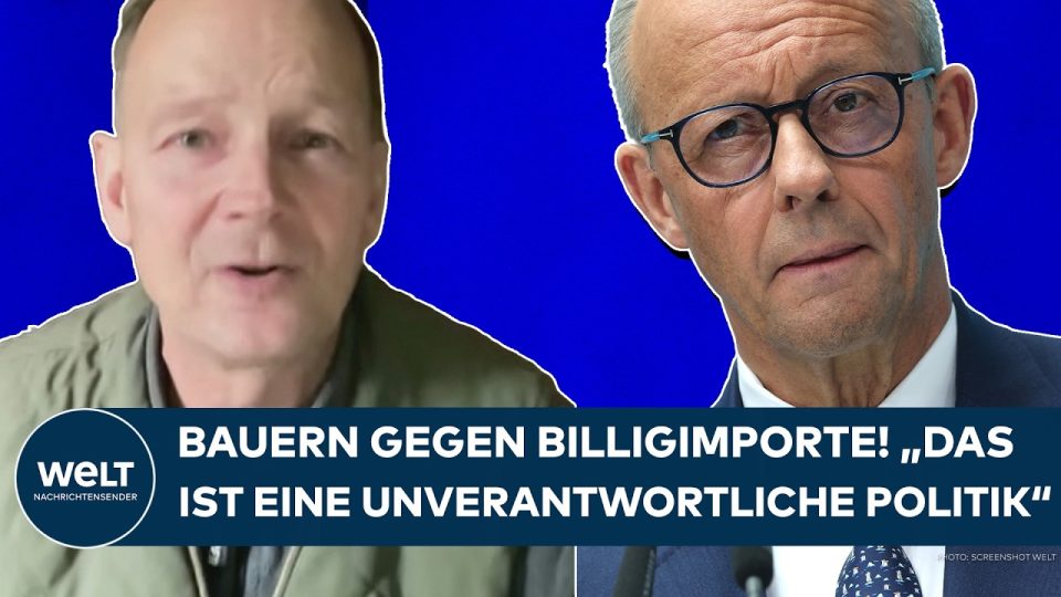 Traktor auf einem Feld in Brandenburg – Symbol für den Kampf der Bauern um EU-Agrarsubventionen